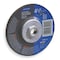 Norton Abrasives Depressed Center Grinding Wheel, Type 27, 9 in Dia, 0.25 in Thick, 5/8"-11 Arbor Hole Size, 24 Grit 07660775938 - alternate 2
