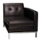 Office Star Collection: Wall Street Arm Chair, Espresso Seat, Espresso Back, 27" W 28" L 31" H, Leather Seat WST51RF-E34 - alternate 1