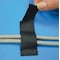 Velcro Brand Back-to-Back Strap, Rubber Adhesive, 2-1/2 in, 1 in W, Black, 25 PK CCK/25 - alternate 1