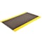 Notrax Antifatigue Mat, 6 ft. L x 2 ft. W, 1/2" Thickness, Closed Cell PVC Foam, Bubble, Black/Yellow 417S0026BY - alternate 6