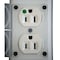 Tripp Lite Outlet Strip, Surge, Hospital Grade, 4 5-15R-HG, 5-15P-HG, 15 ft., White SPS415HGULTRA - alternate 2