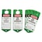 Brady Labeled Lockout Hasp, Green, Aluminum, 6 Max. No. of Padlocks, 5/16 in Max. Shackle Dia. 22075-G - alternate 1