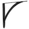 John Sterling 10 IN Black Elegante Shelf Bracket RP-0053-10BK - alternate 1