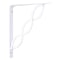 John Sterling 8 IN White Scroll Shelf Bracket RP-0091-8WT - alternate 1