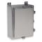 Wiegmann Padlockable Hasp with Clamps Electrical Enclosures, 24 in H, 8 in D, 24 in W, 12, 13, 3R, 4, 4X SSN4242408 - alternate 1