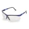 Uvex Genesis, Safety Glasses, Ultra-dura HC, Clear Lens, Blue Frame, Half-Frame S3240 - alternate 1