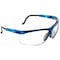 Uvex Genesis, Safety Glasses, Ultra-dura HC, Clear Lens, Blue Frame, Half-Frame S3240 - alternate 2