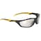 Dewalt Router, Safety Glasses, Anti-Scratch, Light Gray Lens, Black, Yellow Frame, Full-Frame DPG96-9D - alternate 1