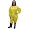 International Enviroguard Chemical Resistant Coveralls, Collared Coverall, M, ChemSplash(R) 1, Elastic Wrist, Open Ankle 7012YS-M - alternate 1
