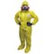 International Enviroguard Chemical Resistant Coveralls, Hooded Coverall, L, ChemSplash(R) 1, Elastic Wrist, Serged Seam 7019YS-L - alternate 1