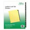 Office Essentials Office Essentials Black Leather Tab Dividers, Language: English 7278211484 - alternate 1