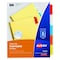 Avery Avery Big Tab Insertable Dividers 11109, Buff Paper, 5 Multicolor Tabs, 1 Set 7278211109 - alternate 1