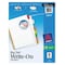 Avery Avery Big Tab Write & Erase Dividers 23079, 8 Multicolor Tabs, 1 Set 7278223079 - alternate 1
