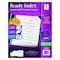 Avery Avery Ready Index Table of Contents Dividers 11130, 5-Tab Set 7278211130 - alternate 1
