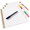 Avery Avery Big Tab Write & Erase Dividers 23075, 5 White Tabs, 1 Set 7278223075 - alternate 3