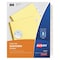 Avery Avery Big Tab Insertable Dividers 11112, Buff Paper, 8 Clear Tabs, 1 Set 7278211112 - alternate 1