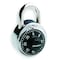 Master Lock Combination Padlock, Front, Black/Silver 1525EZRC - alternate 1