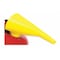Eagle Mfg Funnel, 9 in Lg, 1 1/8 in Spout Outside Dia., Polyethylene, Yellow F15FUN - alternate 3