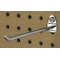 Triton Products 6 In. Single Rod 30 Degree Bend Steel Pegboard Hook for 1/8 In. and 1/4 In. Pegboard, PK10 71613 - alternate 1