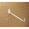 Triton Products 6 In. Single Rod 90 Degree Bend Steel Pegboard Hook for 1/8 In. and 1/4 In. Pegboard, PK10 71619 - alternate 3