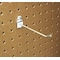 Triton Products 4 In. Single Rod 30 Degree Bend Steel Pegboard Hook for 1/8 In. and 1/4 In. Pegboard, PK10 71413 - alternate 3
