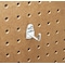 Triton Products 1-1/8 In. Single Rod 90 Degree Bend Steel Pegboard Hook for 1/8 In. and 1/4 In. Pegboard, PK10 71119 - alternate 2