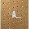 Triton Products 1 In. Single Rod 30 Degree Bend Steel Pegboard Hook for 1/8 In. and 1/4 In. Pegboard, PK10 71123 - alternate 1