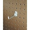 Triton Products 2-3/4 In. Single Rod 90 Degree Bend Steel Pegboard Hook for 1/8 In. and 1/4 In. Pegboard, PK10 71319 - alternate 3