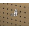 Triton Products 3/4 In. I.D. Steel Single Ring Tool Holder for 1/8 In. and 1/4 In. Pegboard, PK10 74120 - alternate 3