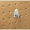 Triton Products 1/4 In. to 1/2 In. Hold Range Steel Ext Spring Clips for 1/8 In. and 1/4 In. Pegboard, PK10 73105 - alternate 1