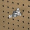 Triton Products 3/4 In. to 1-1/4 In. Hold Range Steel Ext Spring Clips for 1/8 In. and 1/4 In. Pegboard, PK10 73107 - alternate 3