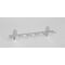 Triton Products 8-1/8 In. W Steel Multi-Prong Tool/Wrench Holder for 1/8 In. and 1/4 In. Pegboard, PK5 76660 - alternate 3