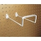Triton Products 8 In. 80 Degree Bend Steel Double Closed End Loop Pegboard Hook for 1/8 In. and 1/4 In. Pegboard, PK5 76828 - alternate 3