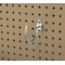 Triton Products 3-3/4 In. Curved Steel Pegboard Hook for 1/8 In. and 1/4 In. Pegboard, PK10 75230 - alternate 1