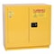 Eagle Mfg Hazardous Material Storage Cabinet, 22 gal, 1 Shelves, Steel, 35 in W x 35 in H x 22 in D, Yellow 1971X - alternate 1