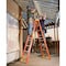Werner 8 ft Fiberglass Twin Stepladder, 300 lb Capacity T6208 - alternate 7