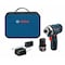 Bosch 12V 1/4" Cordless Impact Driver Kit, (2) 2.0Ah Batteries PS41-2A - alternate 1