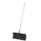 Zoro Select Snow Shovel, 24 in W x Steel Blade, 49 1/2 in L Wood Handle 6YU37 - alternate 3