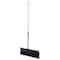 Zoro Select Snow Shovel, 24 in W x Steel Blade, 49 1/2 in L Wood Handle 6YU37 - alternate 1