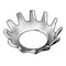 Zoro Select External Tooth Lock Washer, For Screw Size #10 410 Stainless Steel, Plain Finish, 100 PK SEWCIXXX-10USA-100BX - alternate 1