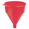 Funnel King Spout Funnel with Screen, 192 fl oz Fluid Capacity, 8 1/4 in Overall Dia, Polyethylene, Red 32006 - alternate 1