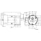 Dayton AC Gearmotor, 100 in-lb Max. Torque, 93 RPM Nameplate RPM, 115/230V AC Voltage, 1 Phase 6Z821 - alternate 2