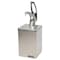 San Jamar Condiment Pump with Box, Chrome, Stainless P4800 - alternate 1
