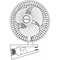 Air King 6" Blade Dia Portable Clip Fan, Non-Oscillating, 2 Speeds, 120VAC, White, Tilting Head 9145 - alternate 2