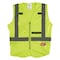 Milwaukee Tool Class 2 High Visibility Yellow Safety Vest - 4XL/5XL 48-73-5024 - alternate 1