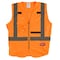 Milwaukee Tool Class 2 High Visibility Orange  Safety Vest - 4XL/5XL (CSA) 48-73-5074 - alternate 1