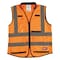 Milwaukee Tool Class 2 High Visibility Orange Performance Safety Vest - 4XL/5XL 48-73-5054 - alternate 1