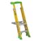 Louisville 5 ft 0.25 ft Fiberglass Platform Stepladder, 375 lb Capacity FCP1402HD - alternate 1