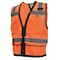 Radians Safety Tether Vest, Heavy Duty, Orange, 2X SV59ZT-2ZOD-2X - alternate 1