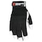 Mcr Safety 914 Mechanics Gloves, Goatskin Palm, Spandex Back, S, Black/White 914S - alternate 2